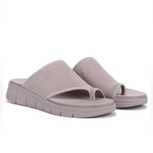 Ryka Elegance Toe Loop Slide Women's Sandals in Purple Fog. NWOT in Box.